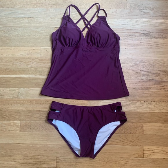 Amazon Other - NWOT Purple Tankini